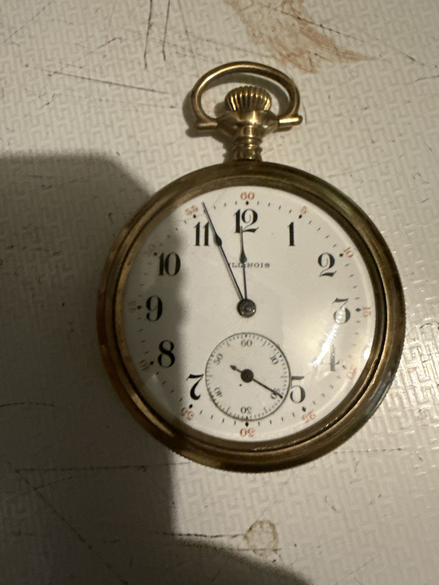 Gold pocket watch