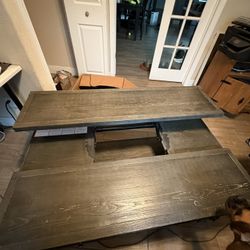 Coffee Table That Raises Up To Eat