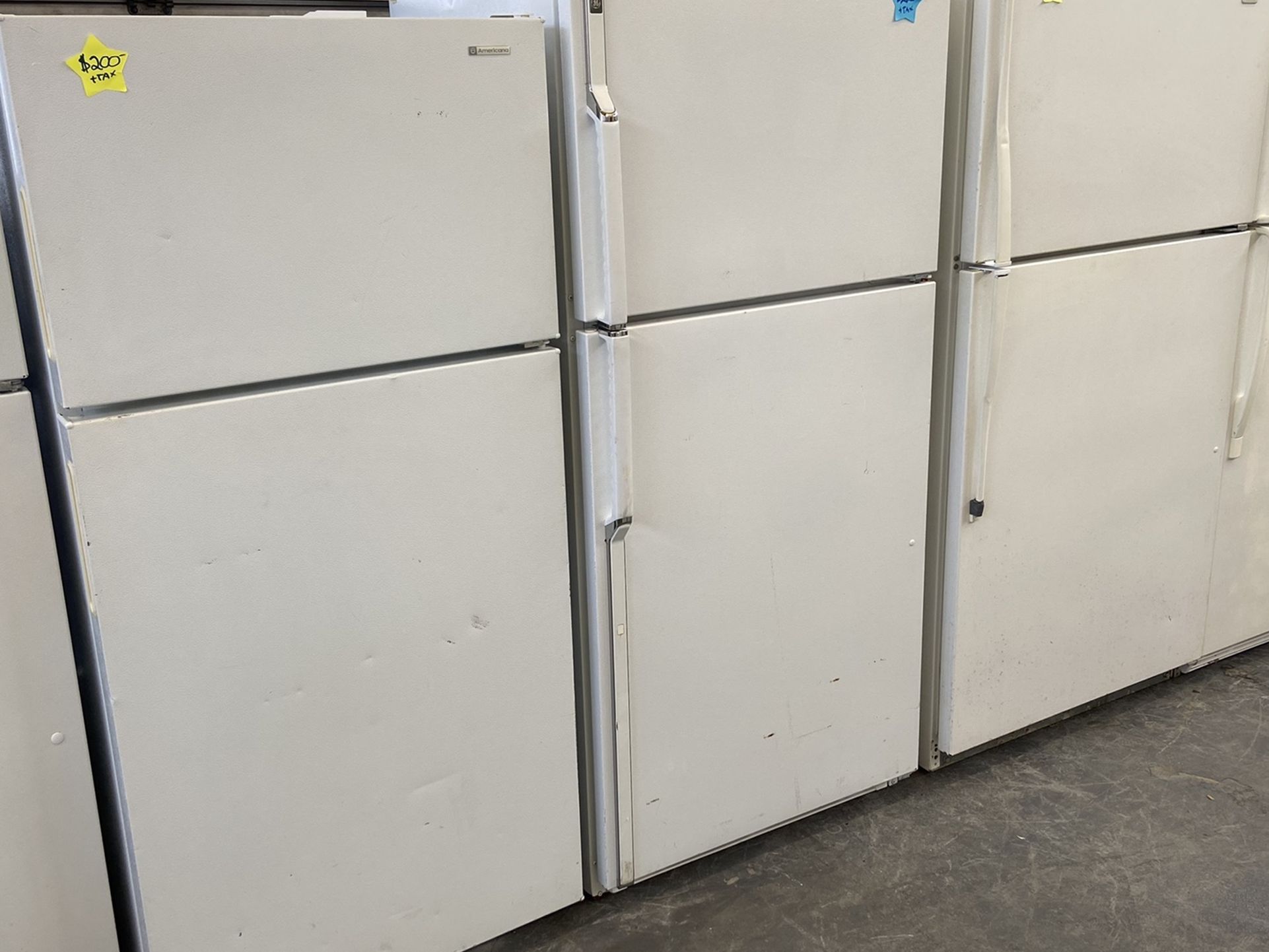WHITE TOP AND BOTTOM REFRIGERATORS