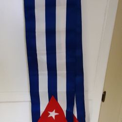 Cuba flag scarf new