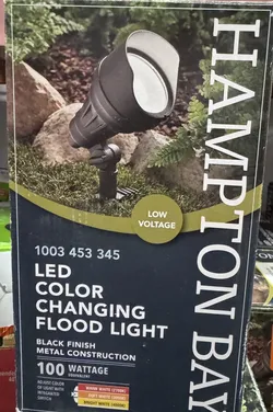 Hampton Bay LED Color Changing Flood Light 100W Equiv