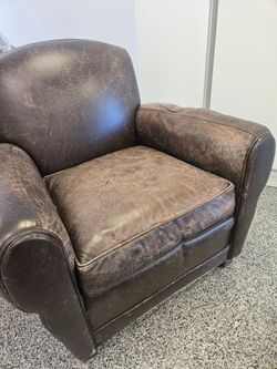 Brown Leather Chair