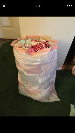 Baby girl bundle with clothes and shoes newborn- 6 months