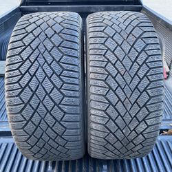 2) 235/40/18 Continental VikingContact 7 Tires  Great Condition   DOT 2819  $180 for Both  I carry other sizes as well