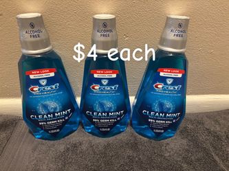 Crest clean Mint mouthwash