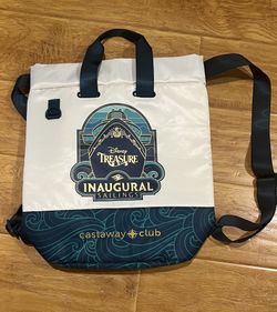 New Disney Treasure Inaugural Sailings backpack/tote