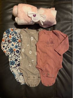 Baby Blanket & Clothes Bundle