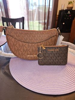 MK Half Moon Crossbody Purse