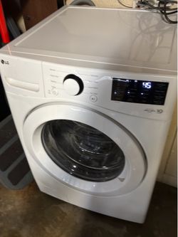 LG WM3470CW Front Load Washing Machine - Active warranty from Best Buy