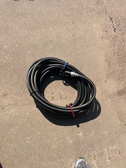 Heavy Duty Braided Hose with Metal Fitting