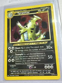 Tyranitar Holo 12/75 Neo 
