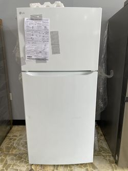 LG NEW OPENBOX 30” WHITE TOP AND BOTTOM FRIDGE