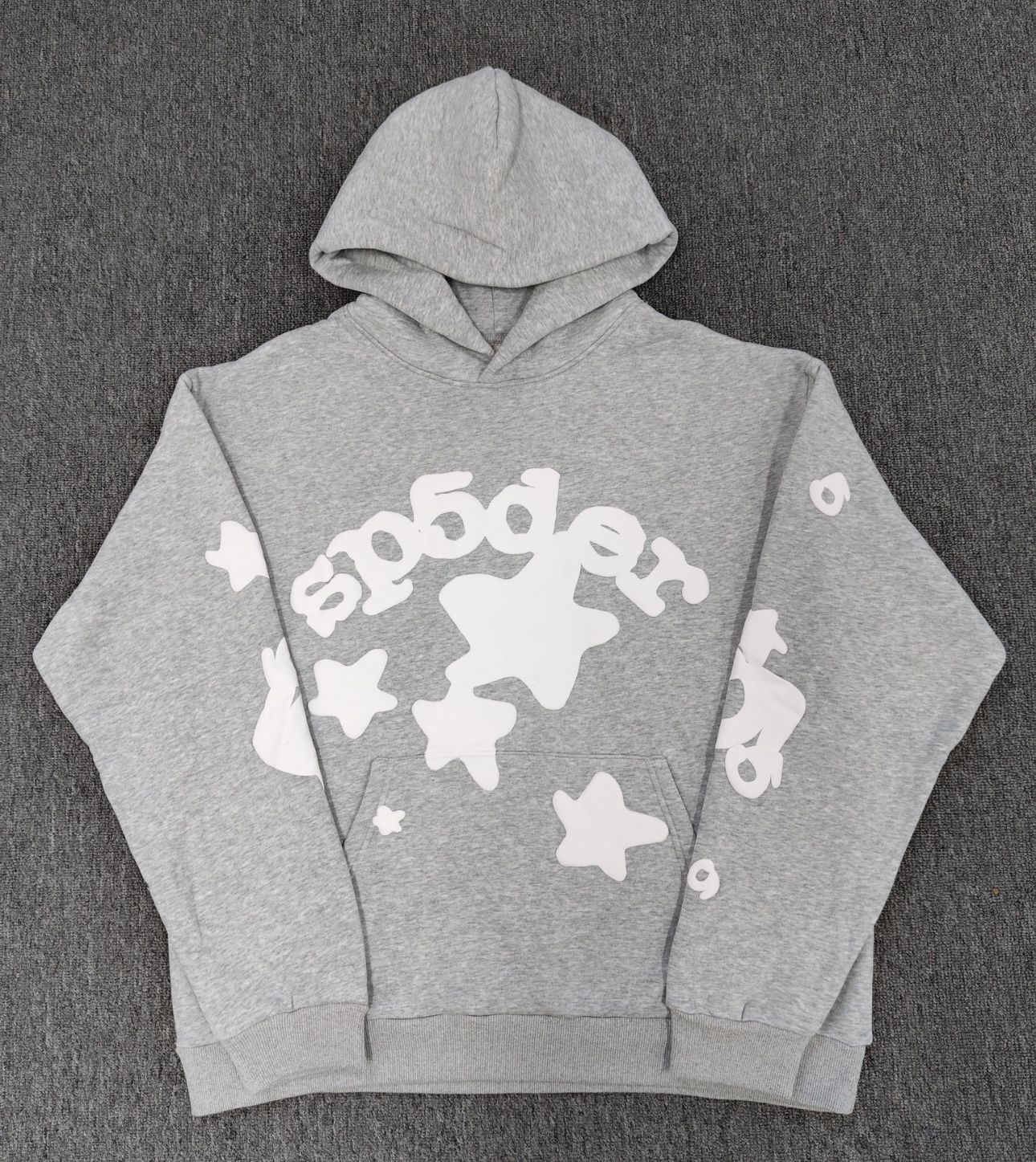 Grey Spider Hoodie ( size Medium )