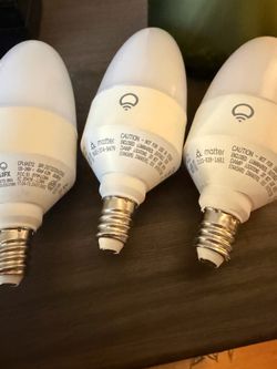 LIFX E12 Candle Light Bulbs 3 bulbs