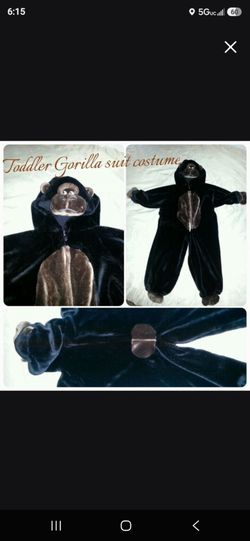Gorilla toddler costume  size 3t