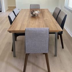 Light Brown WOOD dining table