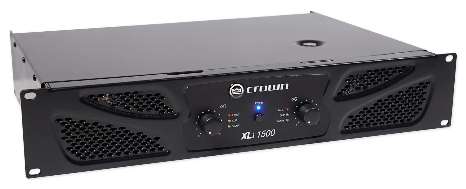Crown XLI1500 450W 2 Channel Power Amplifier w/LED Indicator Open Box Never Used