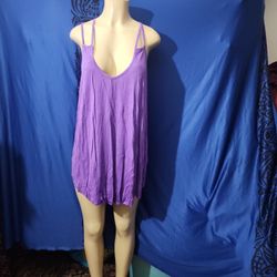 New Purple Mini Dress Size XL