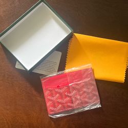 Designer Red Cardholder