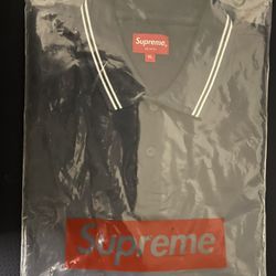 Supreme S Logo Polo Navy Blue