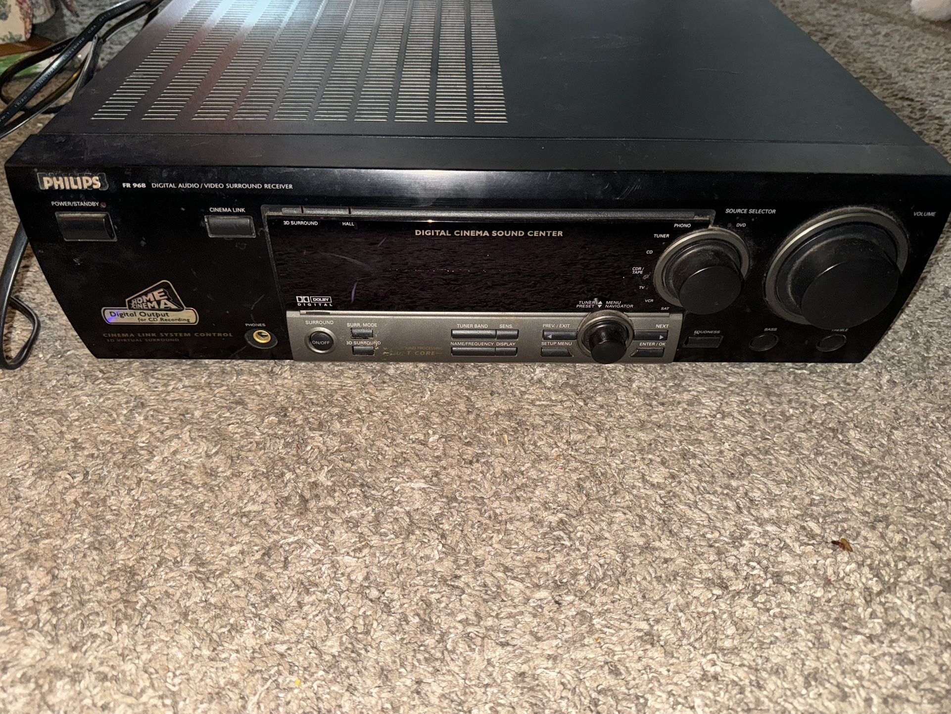 Philips Fr968 Digital Audio/video Surround Receiver