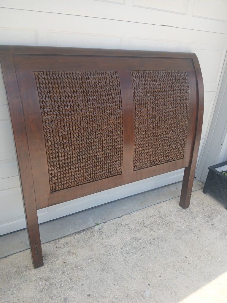 Pier One Imports Banana Leaf Queen Headboard