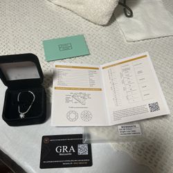 Elegant Moissanite Pendant Necklace – 1.0ct – .925 Sterling Silver – Gift Ready 