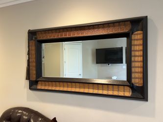 Large Wooden Mirror
