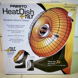 Presto HeatDish +Tilt Parabolic Heater