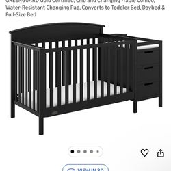 Graco Crib 4-1 With Changing table