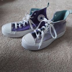 Converse Chuck Taylor All Star Move Platform High Tops.