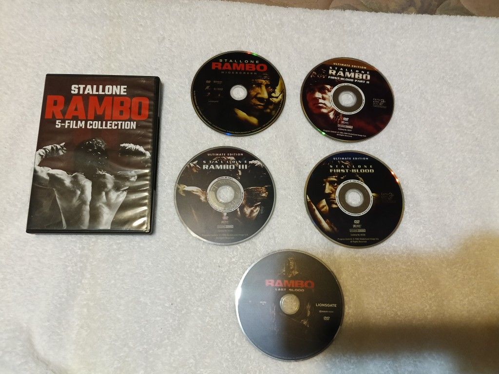 Rambo five film collection DVD set