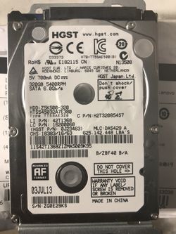 Laptop Hdd