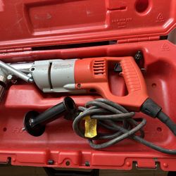 7 Amp Corded 1/2 in. Corded Right-Angle Drill Kit with Hard Case