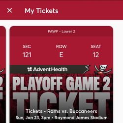 Buccaneers Vs Rams Phenomenal Seats Two OBO