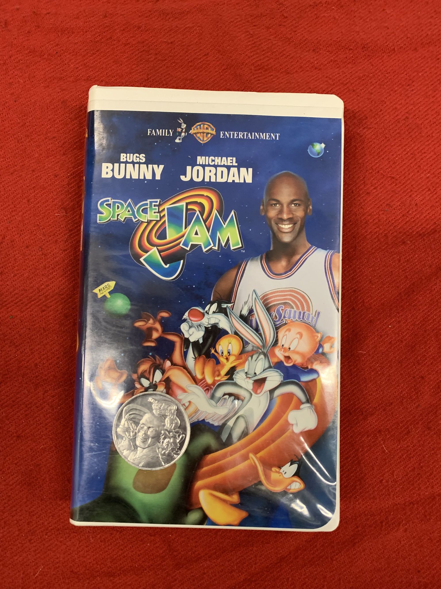 Space Jam VHS With Exclusive Coin