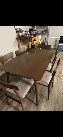 Table and chairs