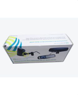 EchoMaster Universal Rearview Mirror Replacement With 4.3" Monitor & DVR Mirror Image Camera, (MM-4320-DVR) LN