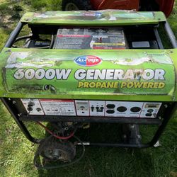 6000 Watt Propane Generator