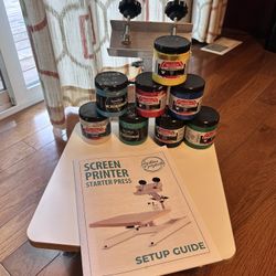 Screen printer starter press