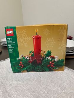 Lego christmas table decoration