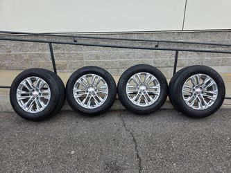 20" GMC DENALI rims w/ used tires 275-55R20