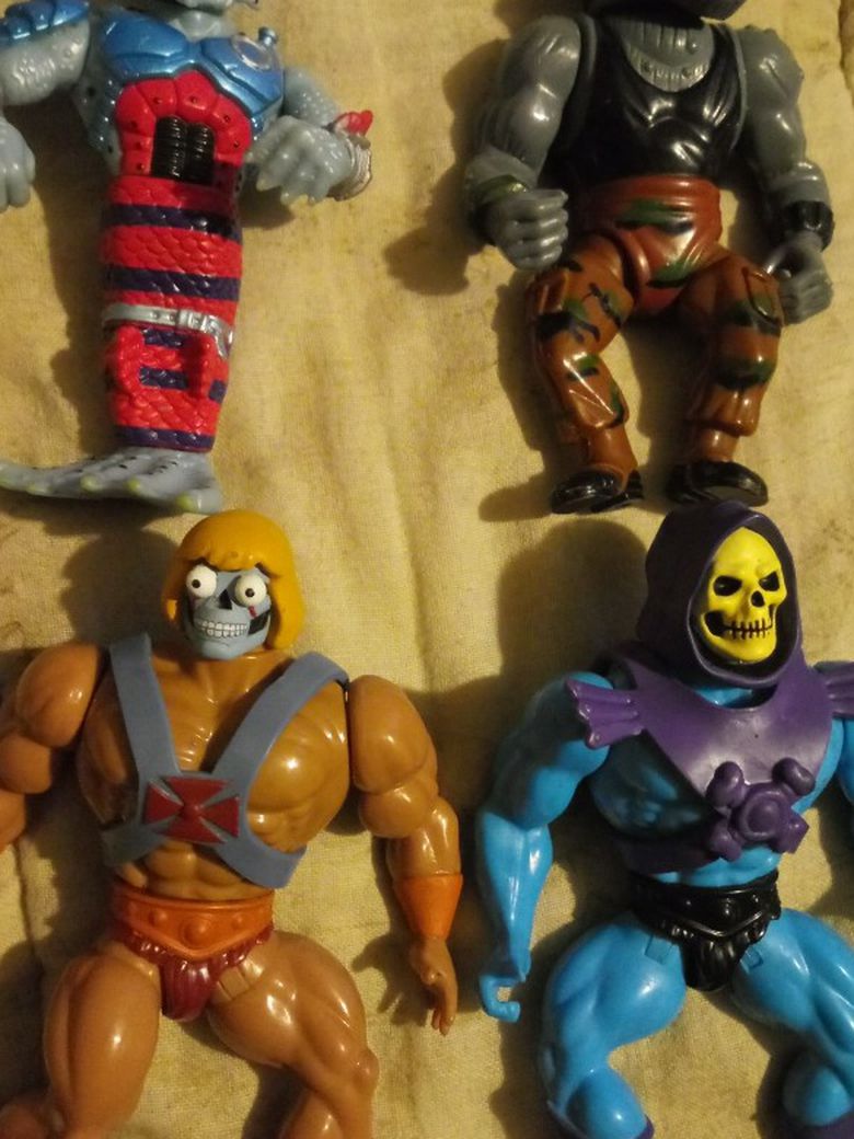 Used In Great Shape Collection Of He-Man And Skeletor Action Figure Asking Price Is $70