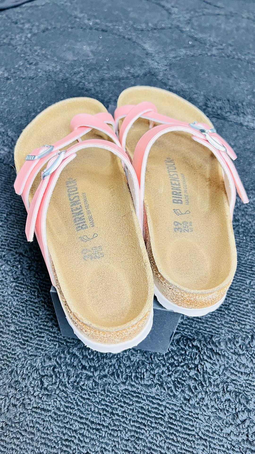 BIRKENSTOCK MAYARI NUBUCK SANDALS 8-8.5W