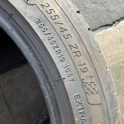 TESLA MODEL Y 255/45/19 Michelin (2 Tires) $60.00BOTH