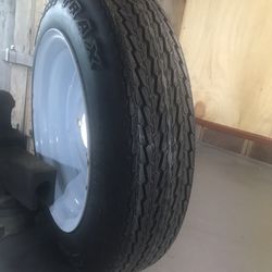Trailer Tire & Wheel 4.80-12