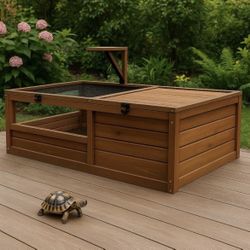 NEW! Turtle House Enclosure weatherproof wood German made