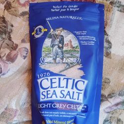 Selina Naturally Celtic Sea Salt Light Grey Coarse 1 lb Pkg