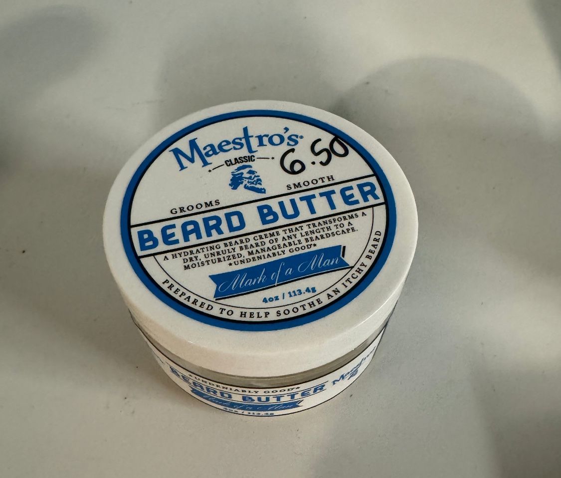 Maestro's Classic Beard Butter Mark of a Man Blend - 4.0oz