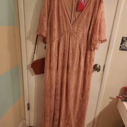 Pink Blush Dress 2xl